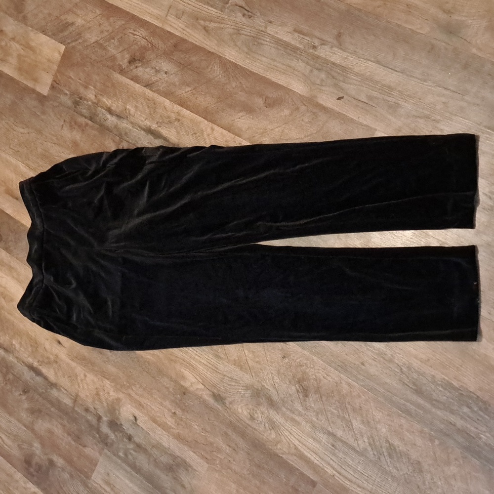 BNWOT Draper James Sz Small black Velvet pants rich classic wish they fit me!